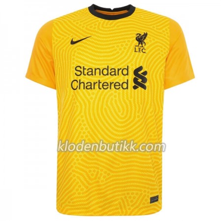 Liverpool Keeper Borte Fotballdrakt 2020-2021 Kortermet